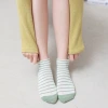 Women's socks ins Spring and summer wholesale factory in Zhuji short socks for students and girls avocado green shallow mouth short socks details Picture